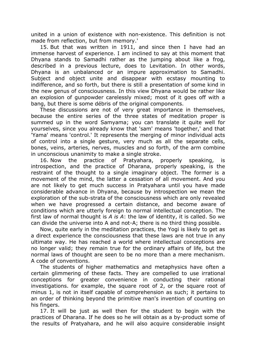 Original scan of Eight Lectures on Yoga, PDF page 44