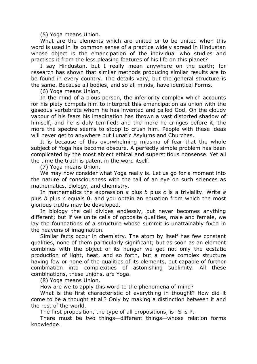 Original scan of Eight Lectures on Yoga, PDF page 9