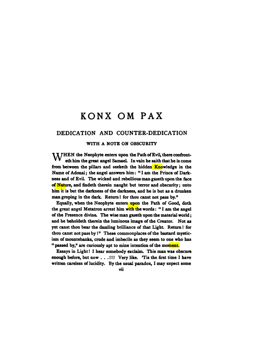 Original scan of Konx Om Pax, PDF page 13