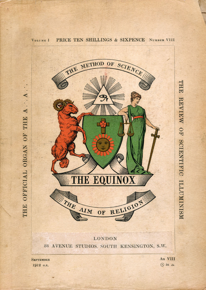 Original scan of The Equinox (Volume I, Number VIII), PDF page 1