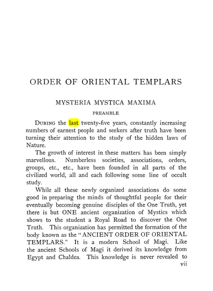 Original scan of The Equinox (Volume I, Number VIII), PDF page 13