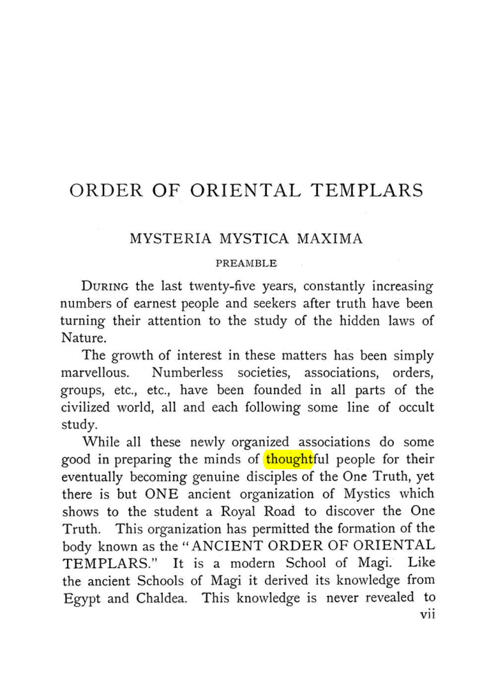 Original scan of The Equinox (Volume I, Number VIII), PDF page 13