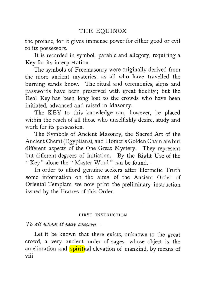 Original scan of The Equinox (Volume I, Number VIII), PDF page 14
