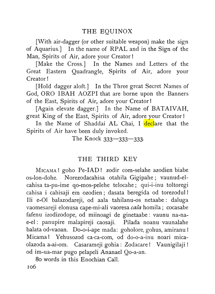 Original scan of The Equinox (Volume I, Number VIII), PDF page 148
