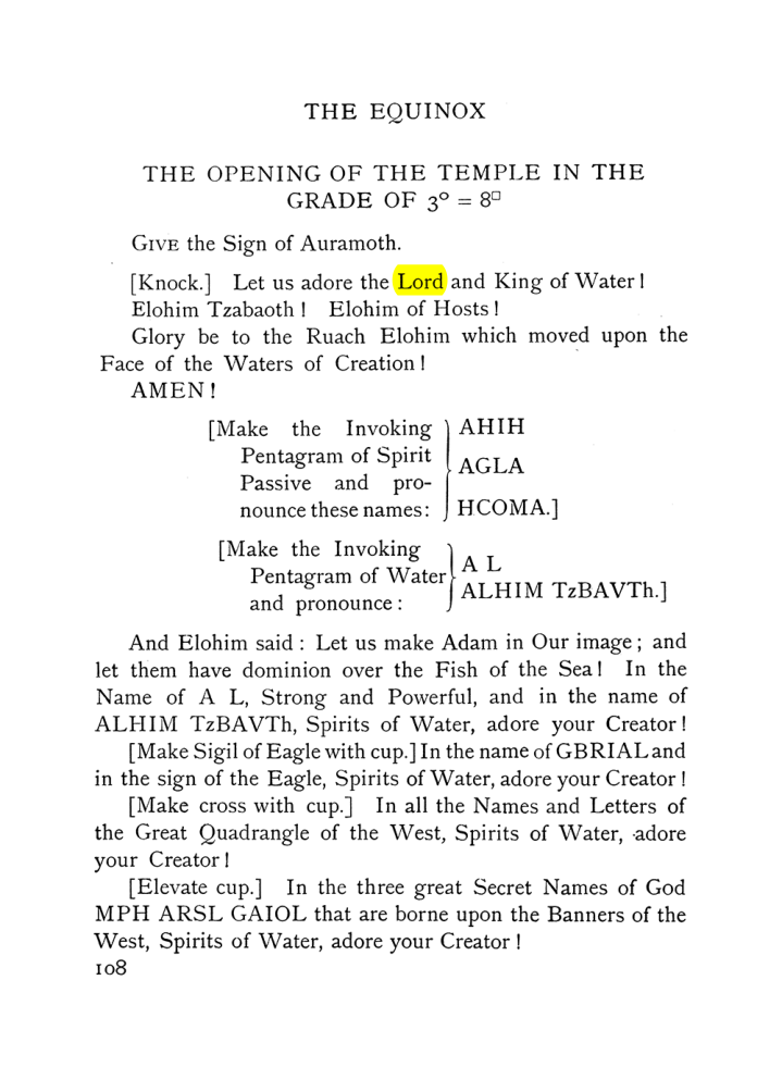 Original scan of The Equinox (Volume I, Number VIII), PDF page 150