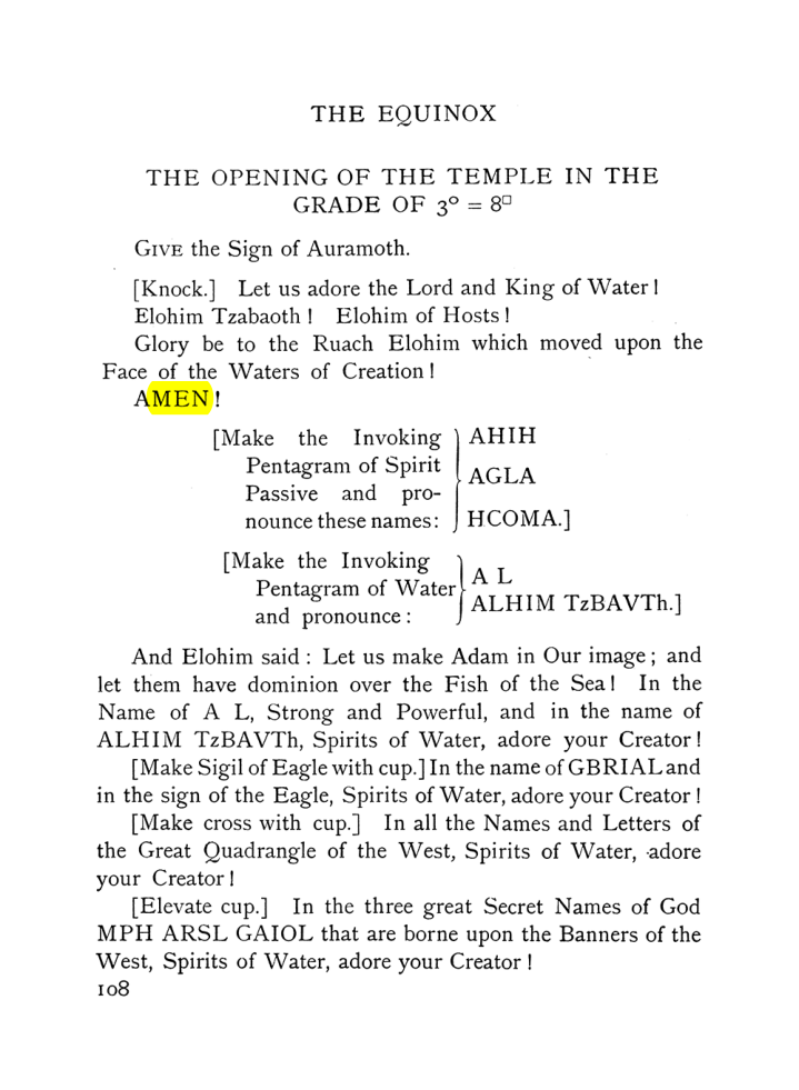 Original scan of The Equinox (Volume I, Number VIII), PDF page 150