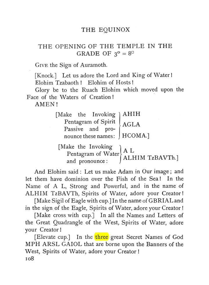 Original scan of The Equinox (Volume I, Number VIII), PDF page 150
