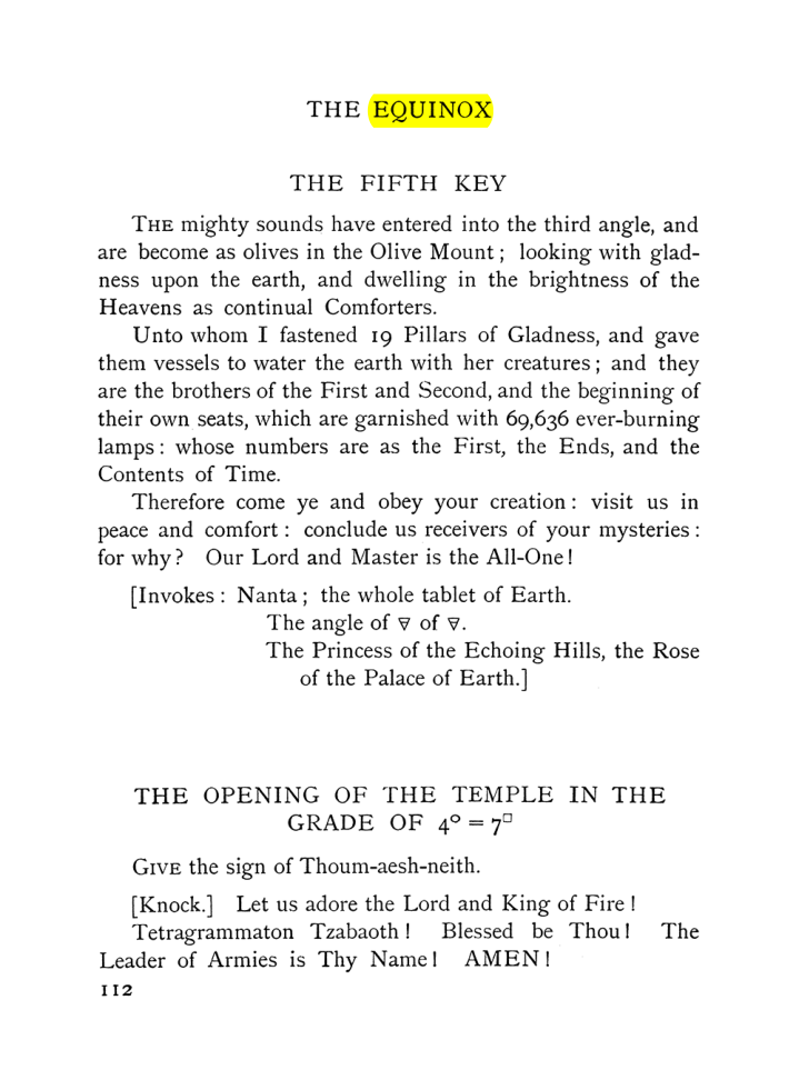 Original scan of The Equinox (Volume I, Number VIII), PDF page 154