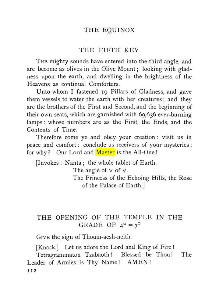 Original scan of The Equinox (Volume I, Number VIII), PDF page 154