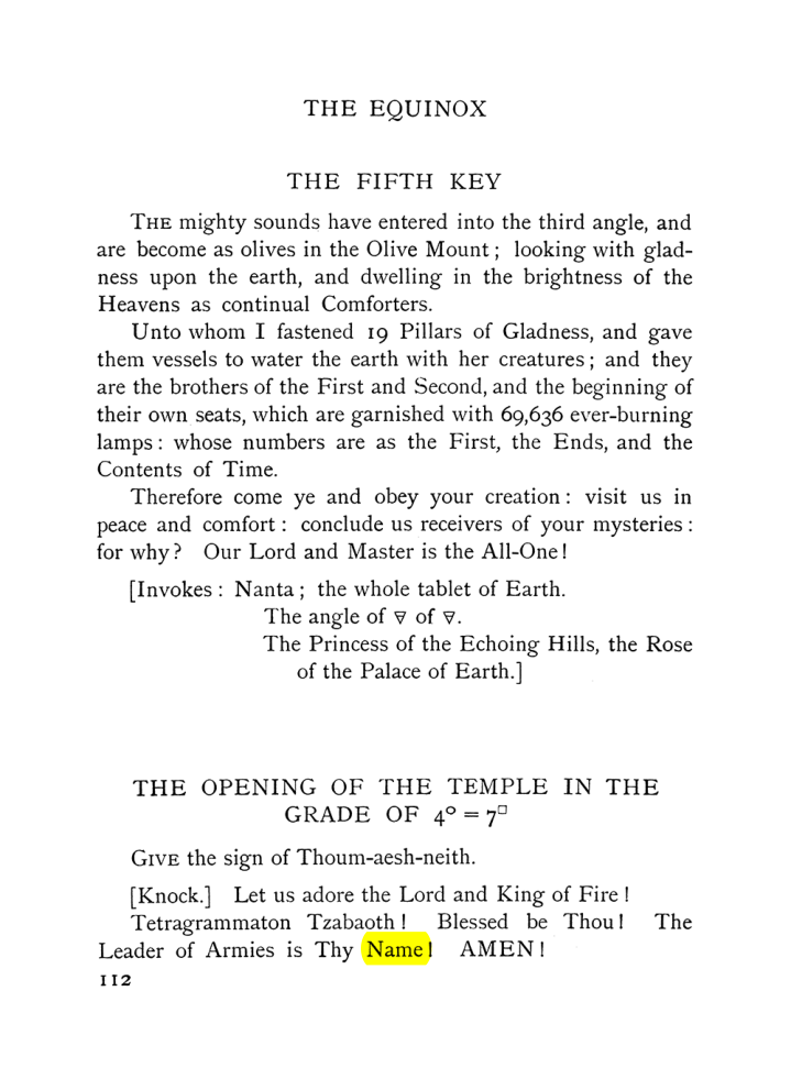 Original scan of The Equinox (Volume I, Number VIII), PDF page 154