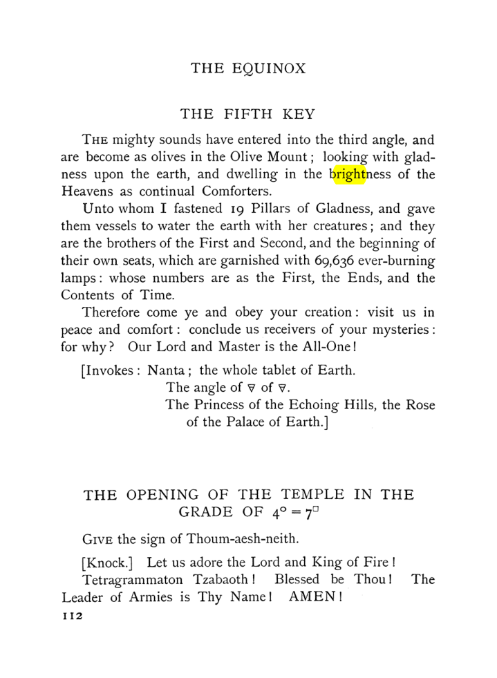 Original scan of The Equinox (Volume I, Number VIII), PDF page 154