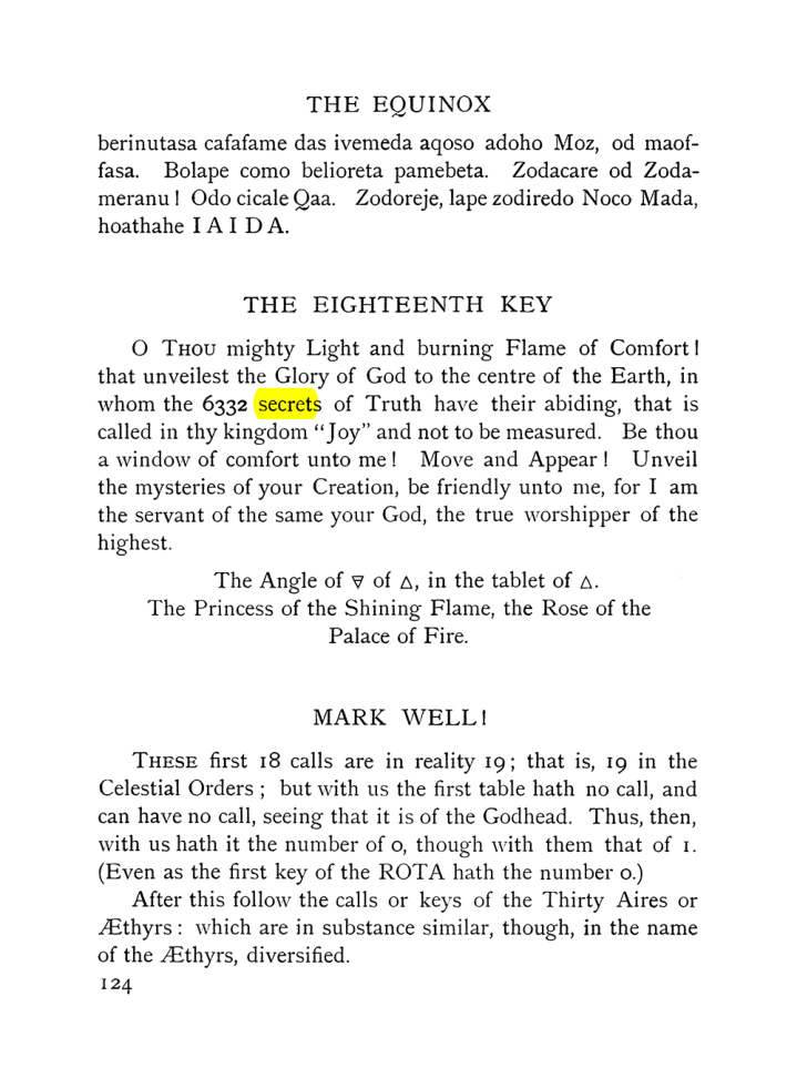 Original scan of The Equinox (Volume I, Number VIII), PDF page 166