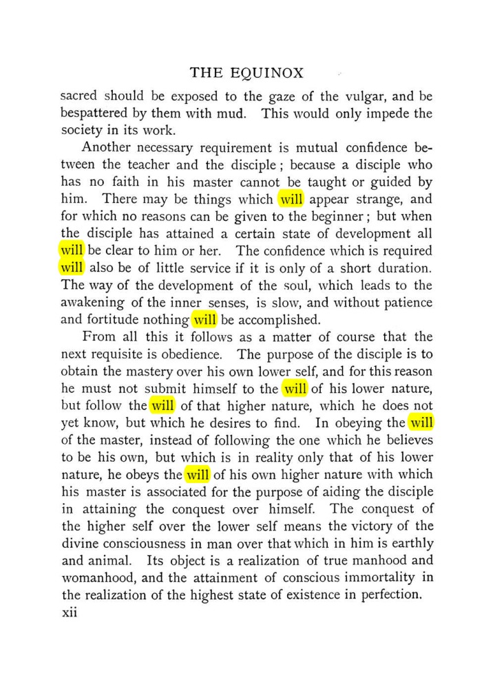 Original scan of The Equinox (Volume I, Number VIII), PDF page 18