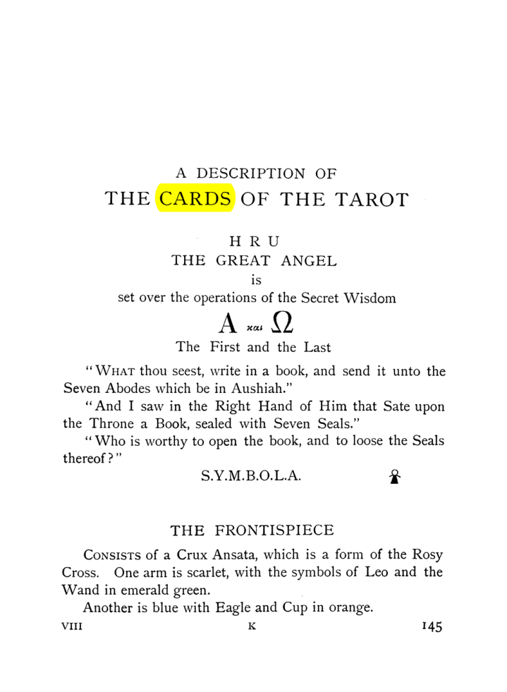 Original scan of The Equinox (Volume I, Number VIII), PDF page 187
