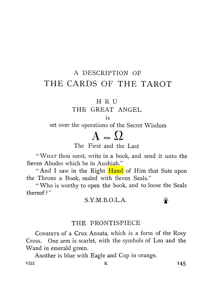Original scan of The Equinox (Volume I, Number VIII), PDF page 187