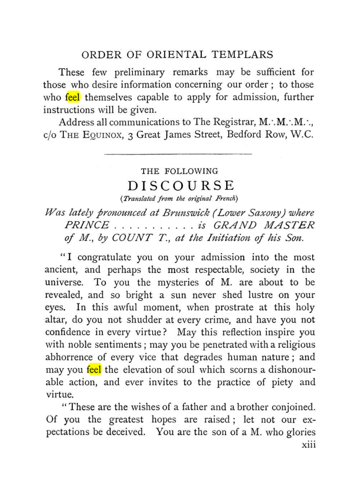 Original scan of The Equinox (Volume I, Number VIII), PDF page 19