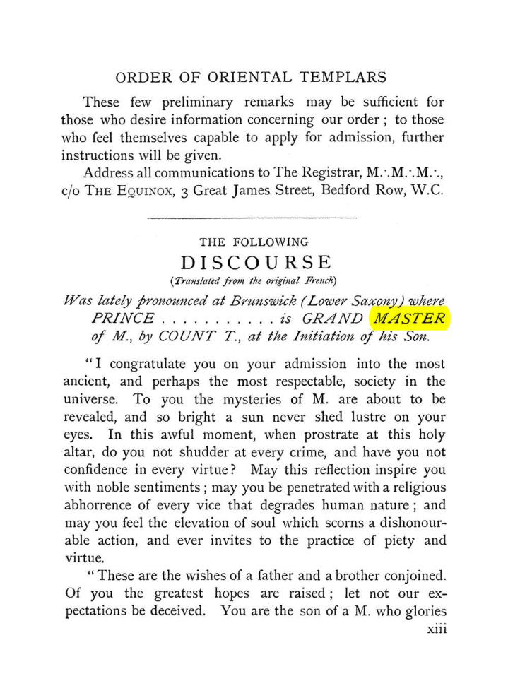 Original scan of The Equinox (Volume I, Number VIII), PDF page 19