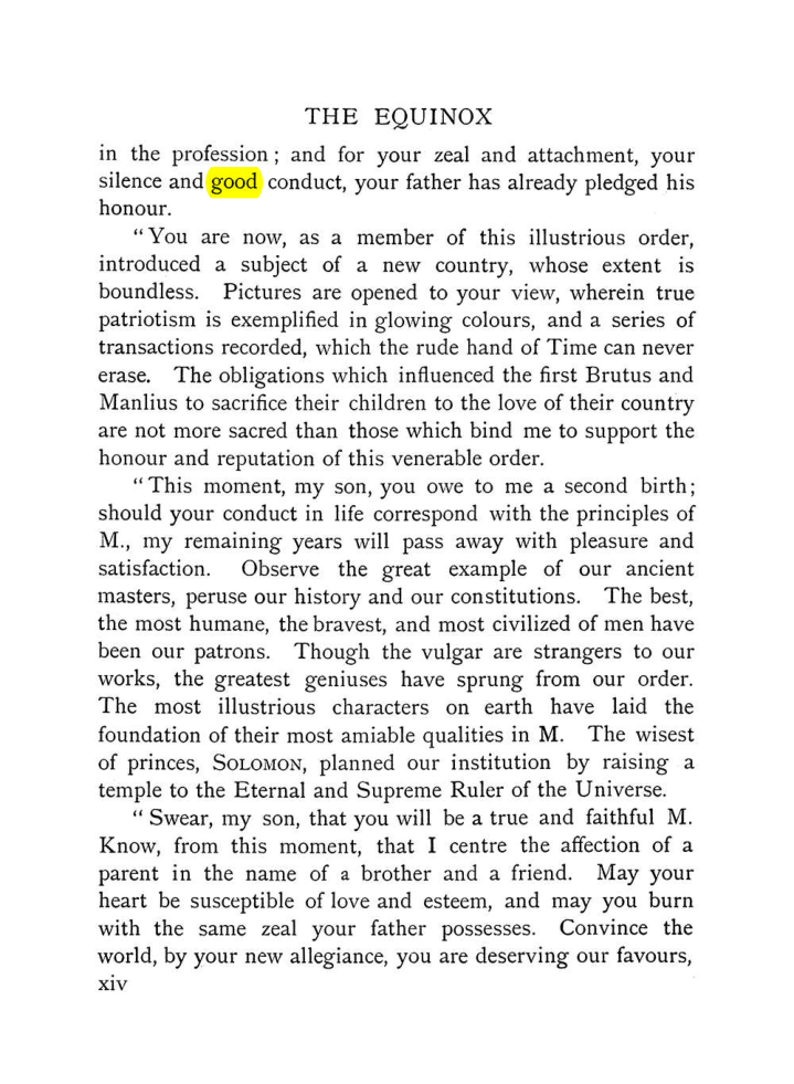 Original scan of The Equinox (Volume I, Number VIII), PDF page 20