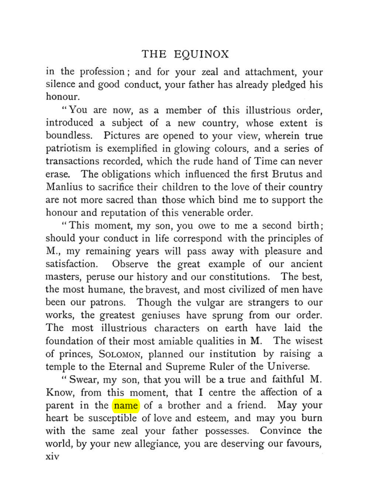 Original scan of The Equinox (Volume I, Number VIII), PDF page 20