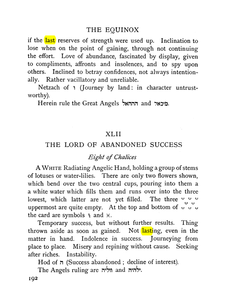 Original scan of The Equinox (Volume I, Number VIII), PDF page 234