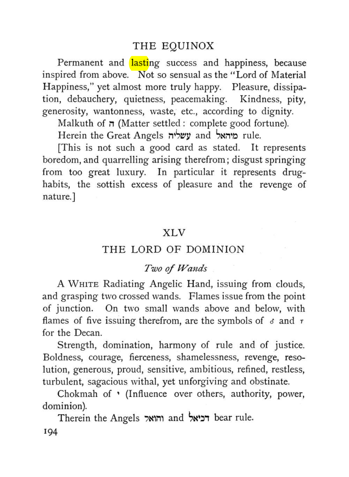 Original scan of The Equinox (Volume I, Number VIII), PDF page 236