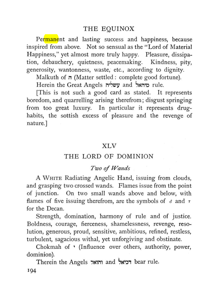 Original scan of The Equinox (Volume I, Number VIII), PDF page 236
