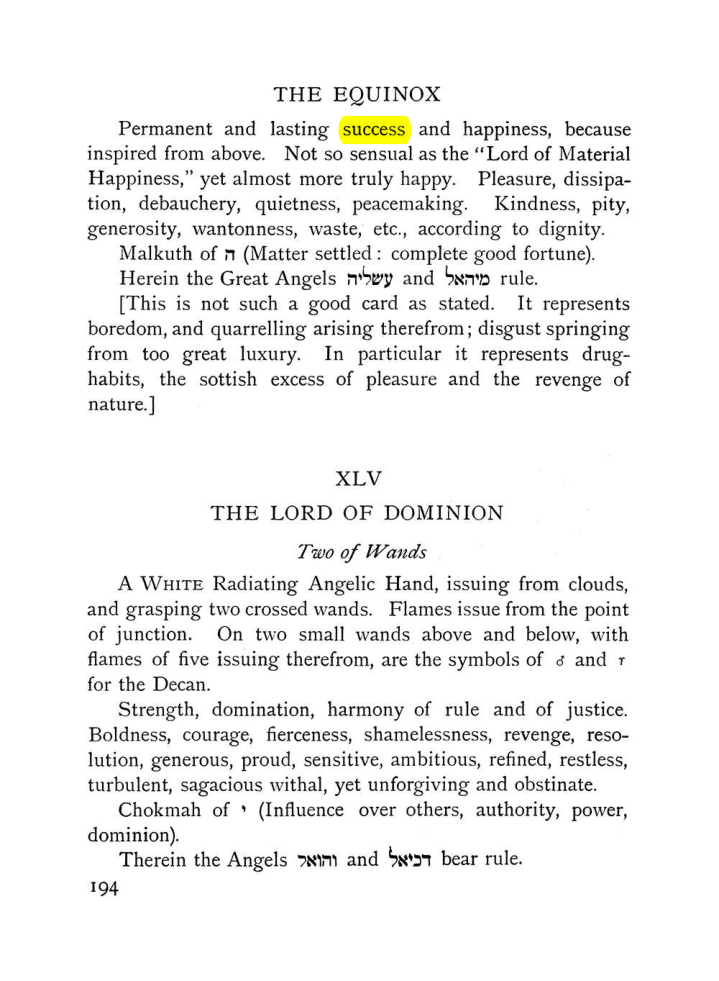 Original scan of The Equinox (Volume I, Number VIII), PDF page 236