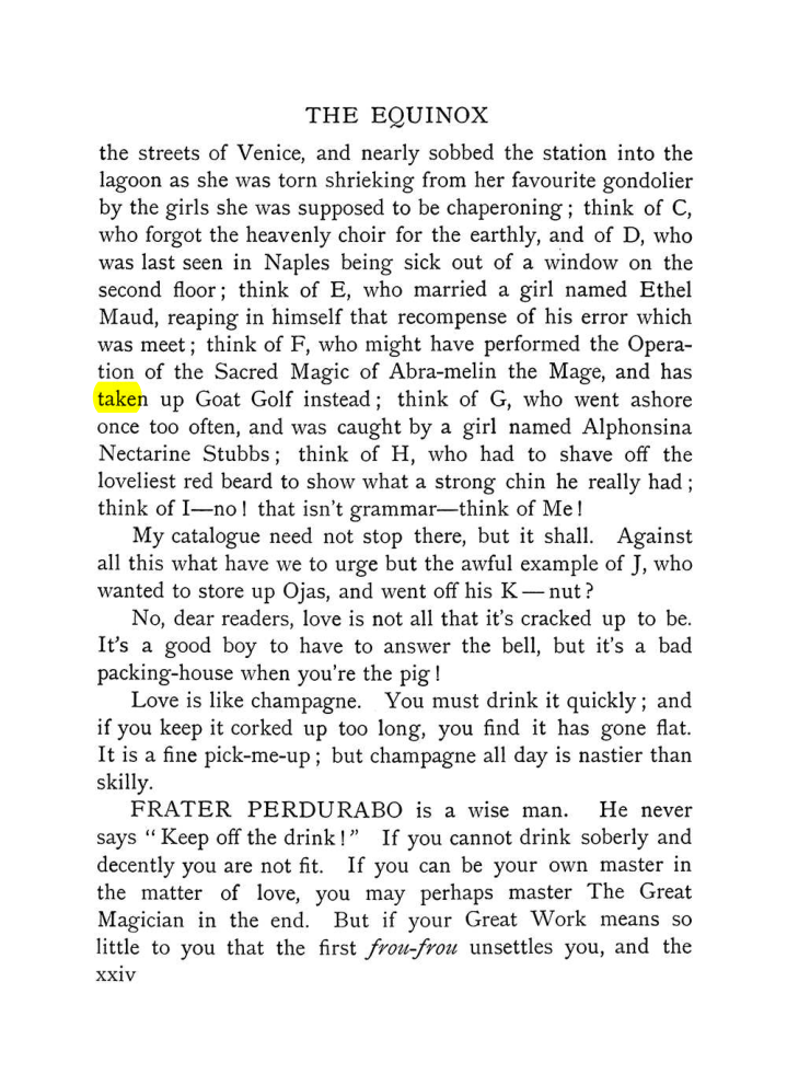 Original scan of The Equinox (Volume I, Number VIII), PDF page 24