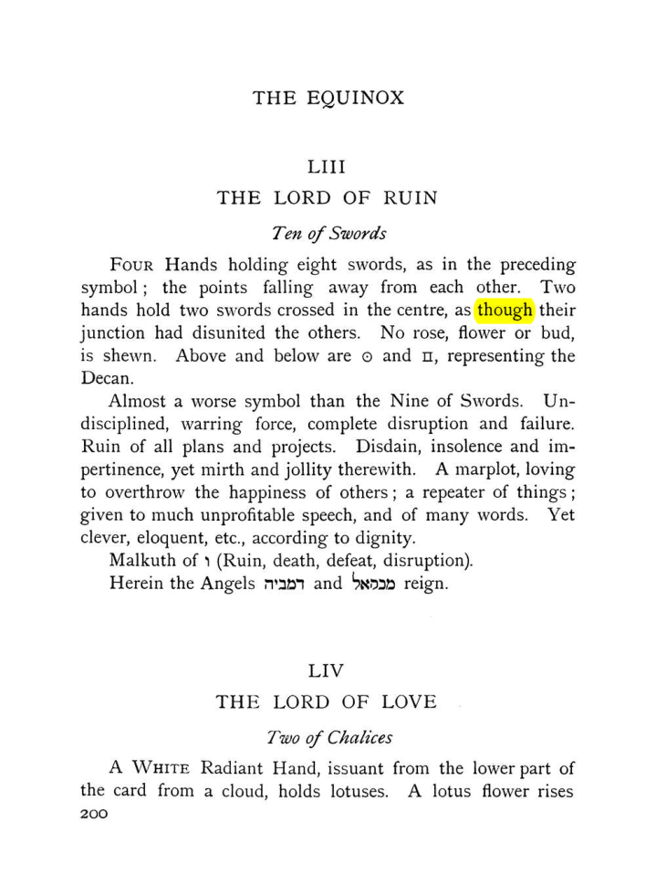 Original scan of The Equinox (Volume I, Number VIII), PDF page 242