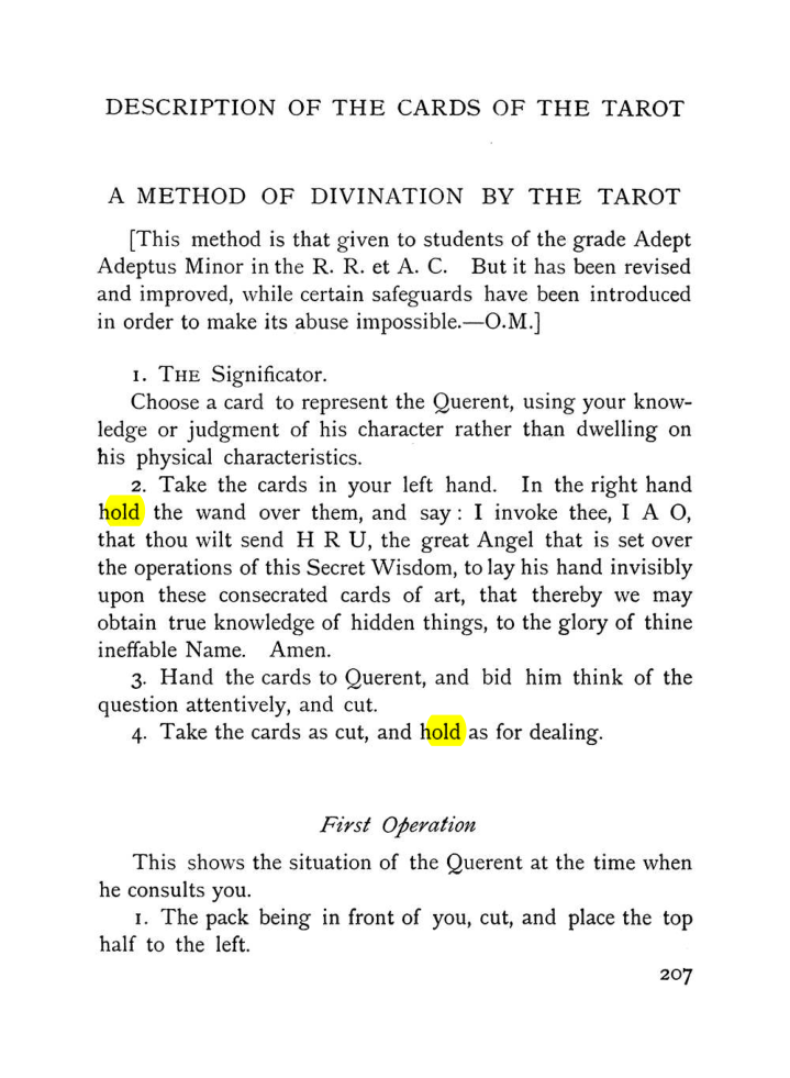 Original scan of The Equinox (Volume I, Number VIII), PDF page 249