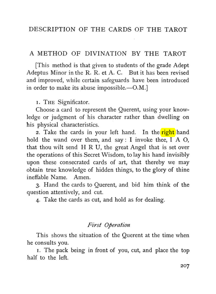 Original scan of The Equinox (Volume I, Number VIII), PDF page 249