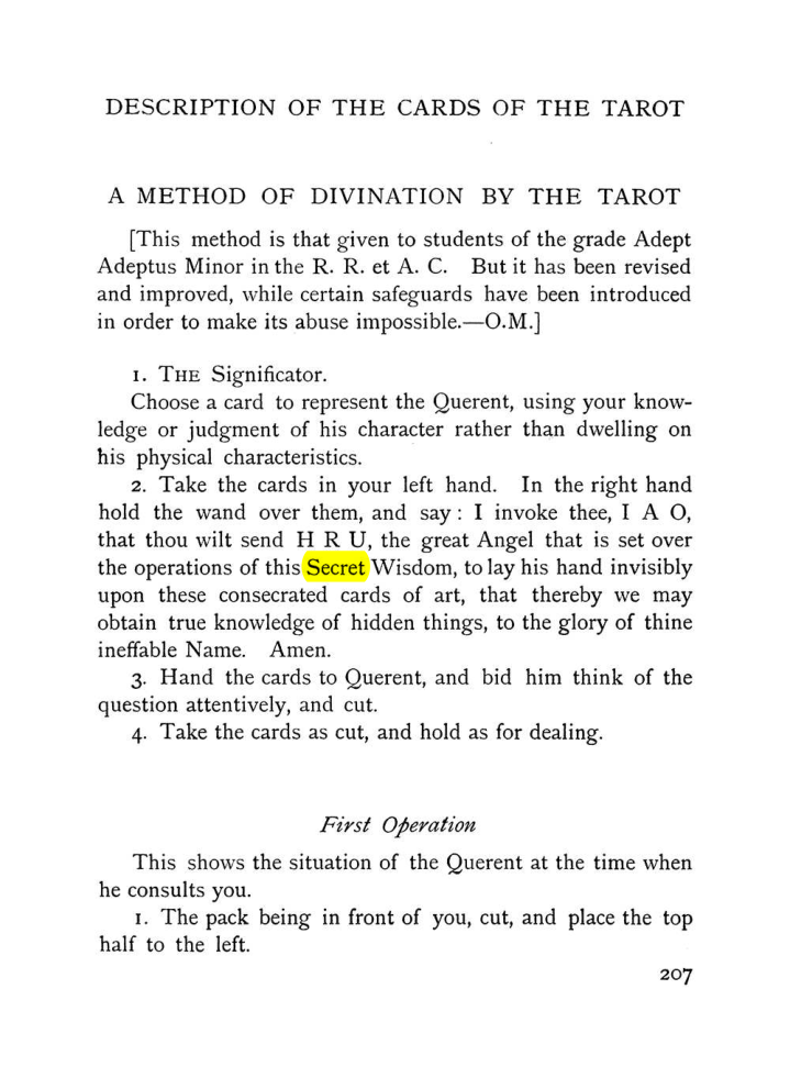 Original scan of The Equinox (Volume I, Number VIII), PDF page 249