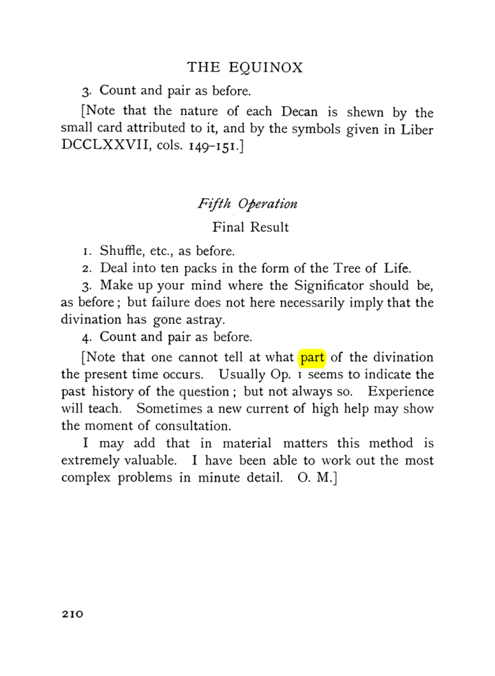 Original scan of The Equinox (Volume I, Number VIII), PDF page 252