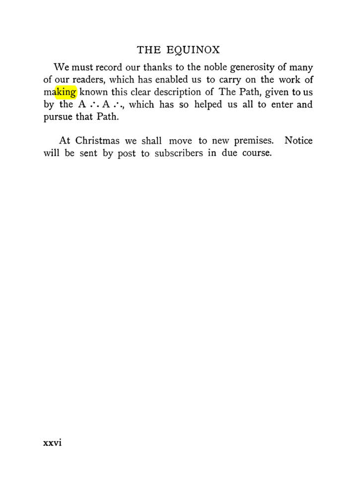 Original scan of The Equinox (Volume I, Number VIII), PDF page 26