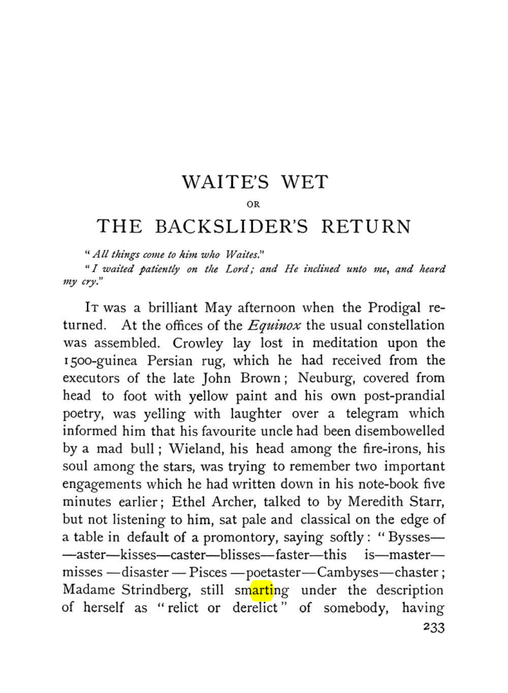 Original scan of The Equinox (Volume I, Number VIII), PDF page 275