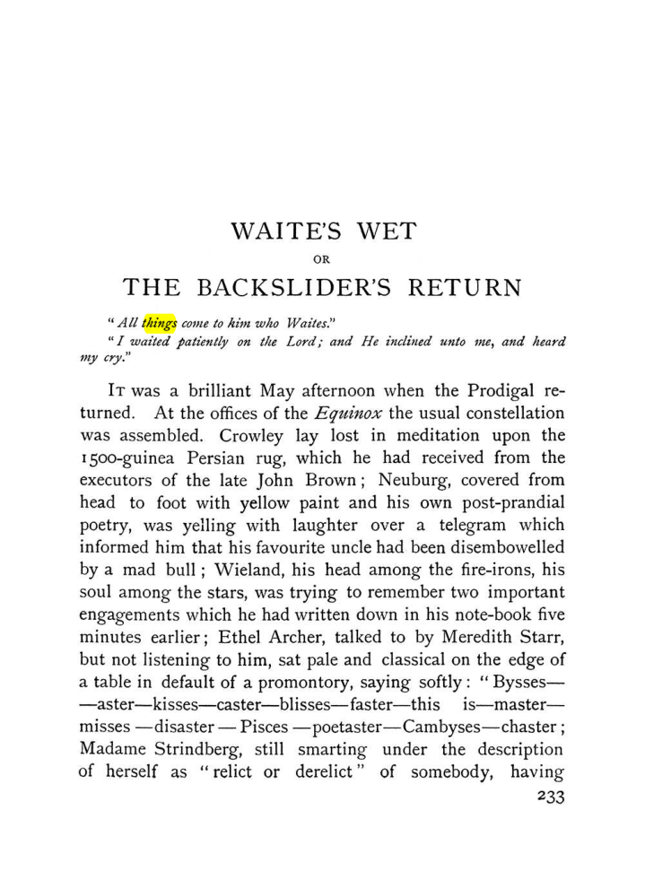 Original scan of The Equinox (Volume I, Number VIII), PDF page 275