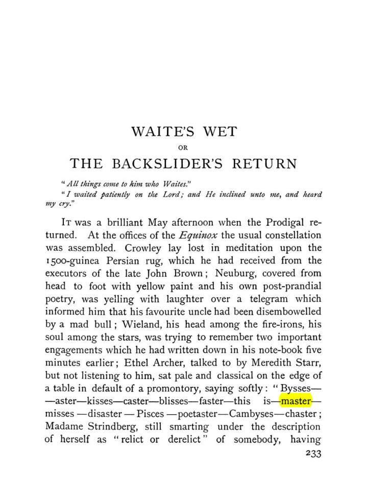 Original scan of The Equinox (Volume I, Number VIII), PDF page 275