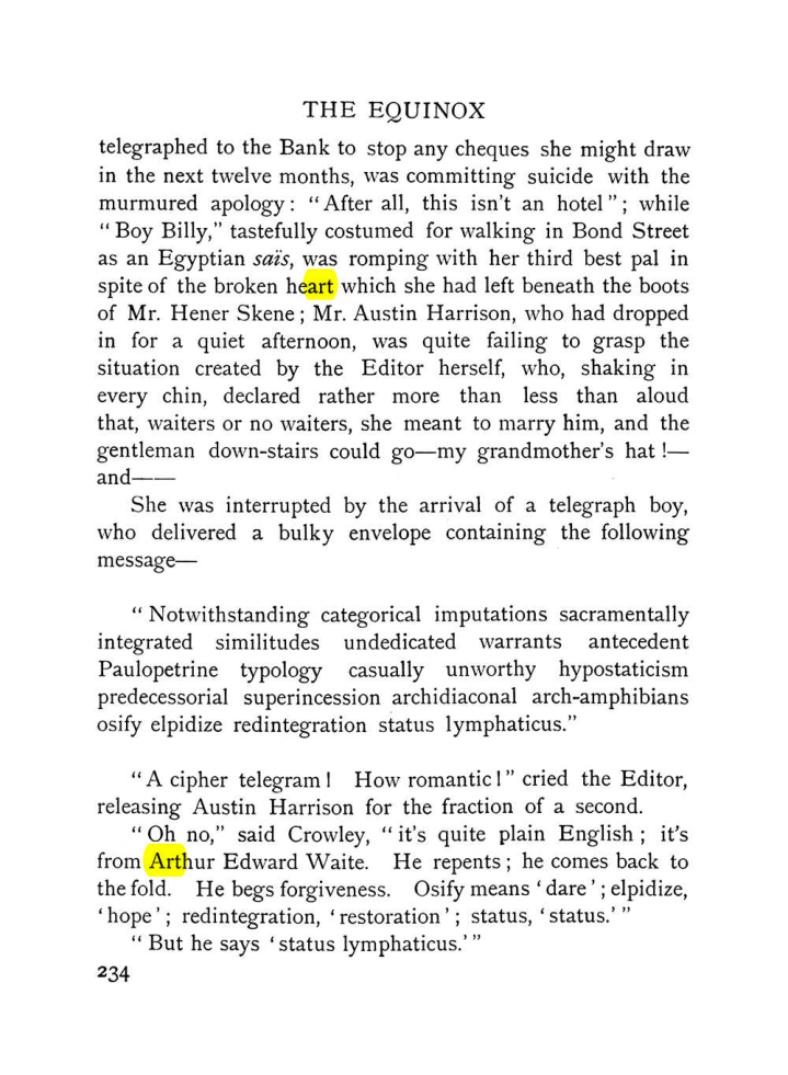 Original scan of The Equinox (Volume I, Number VIII), PDF page 276
