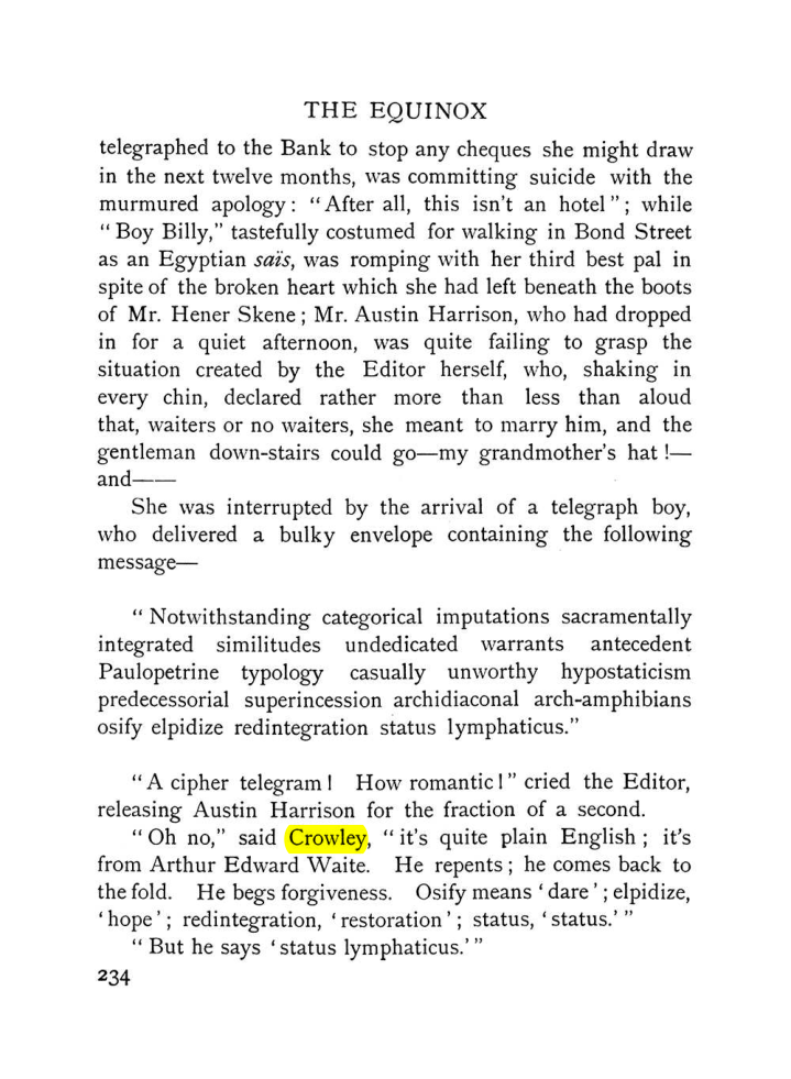 Original scan of The Equinox (Volume I, Number VIII), PDF page 276