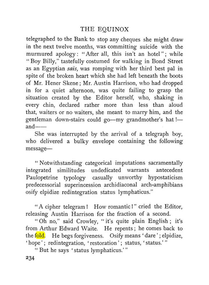 Original scan of The Equinox (Volume I, Number VIII), PDF page 276