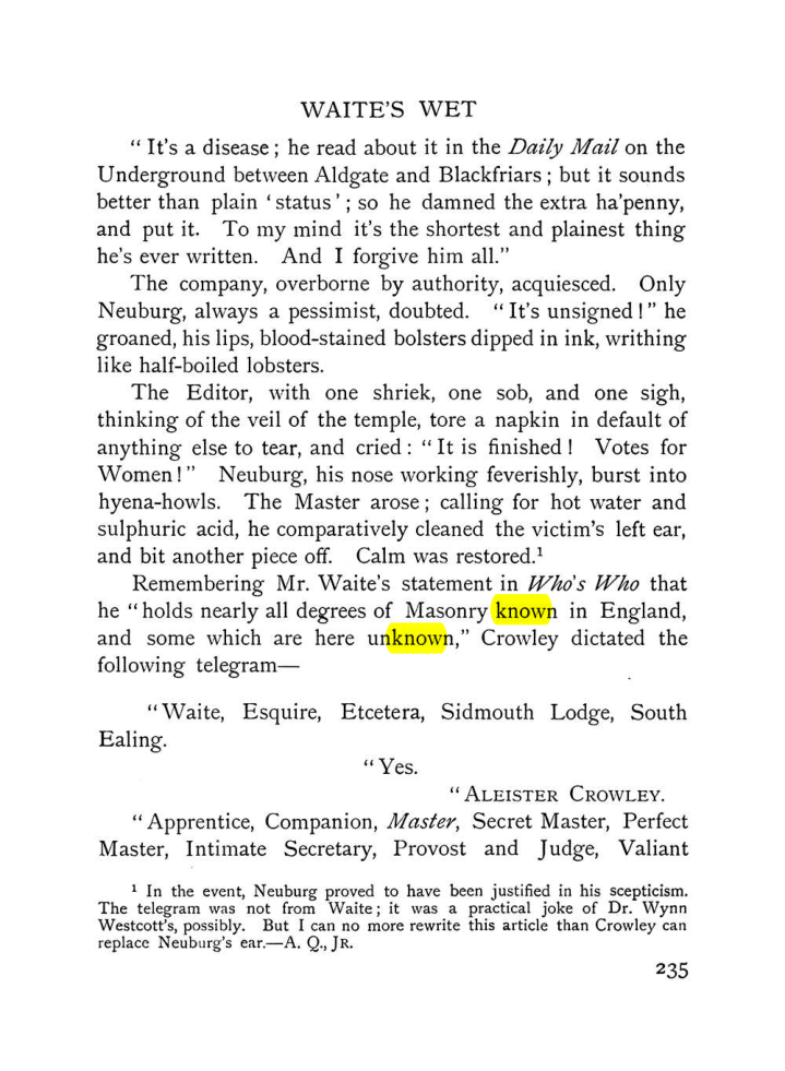 Original scan of The Equinox (Volume I, Number VIII), PDF page 277
