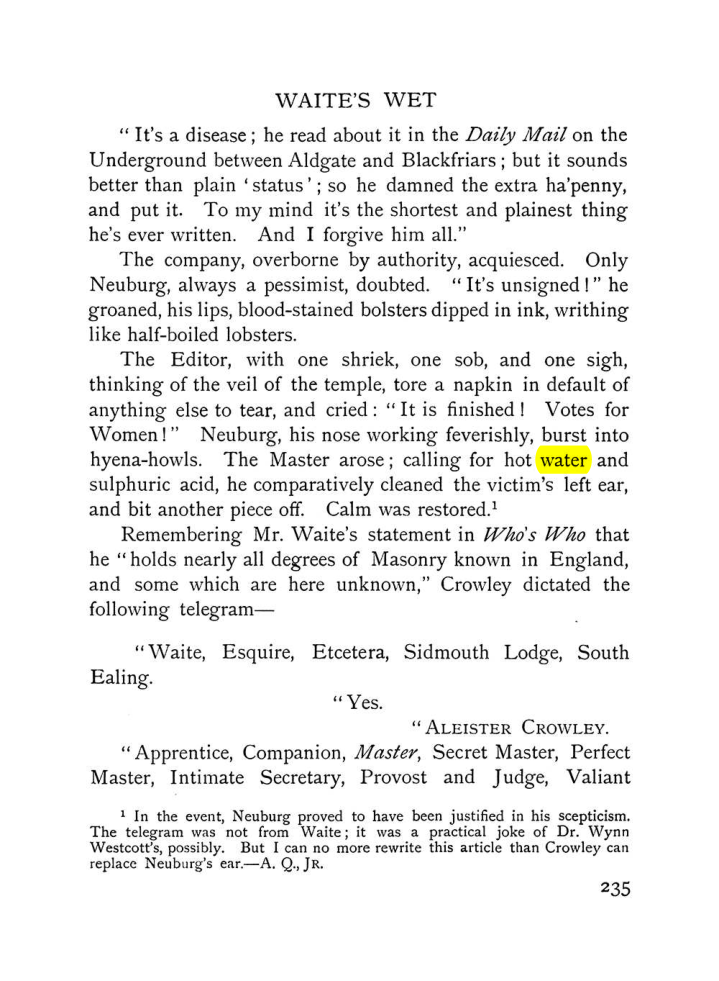 Original scan of The Equinox (Volume I, Number VIII), PDF page 277