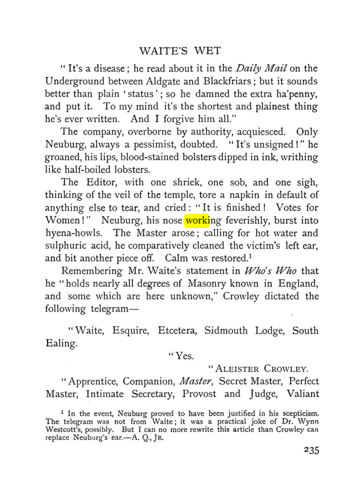 Original scan of The Equinox (Volume I, Number VIII), PDF page 277
