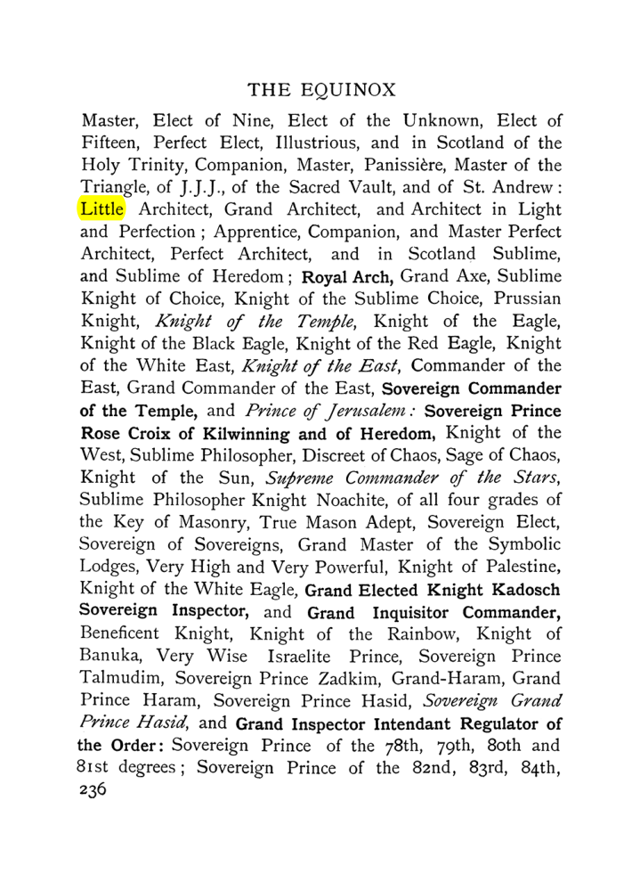 Original scan of The Equinox (Volume I, Number VIII), PDF page 278