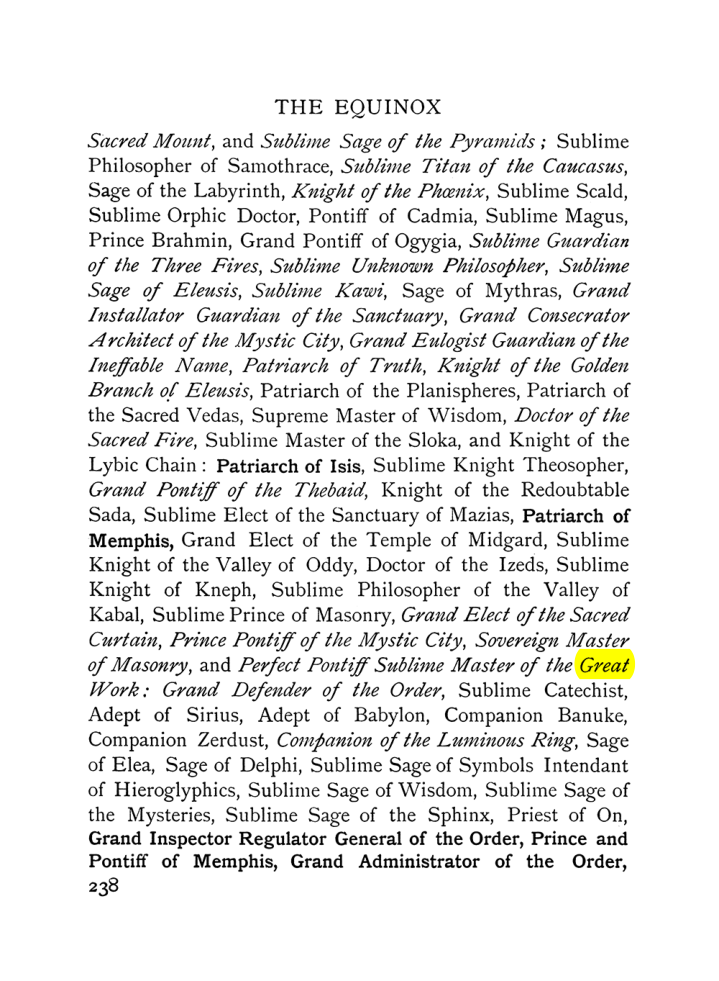 Original scan of The Equinox (Volume I, Number VIII), PDF page 280