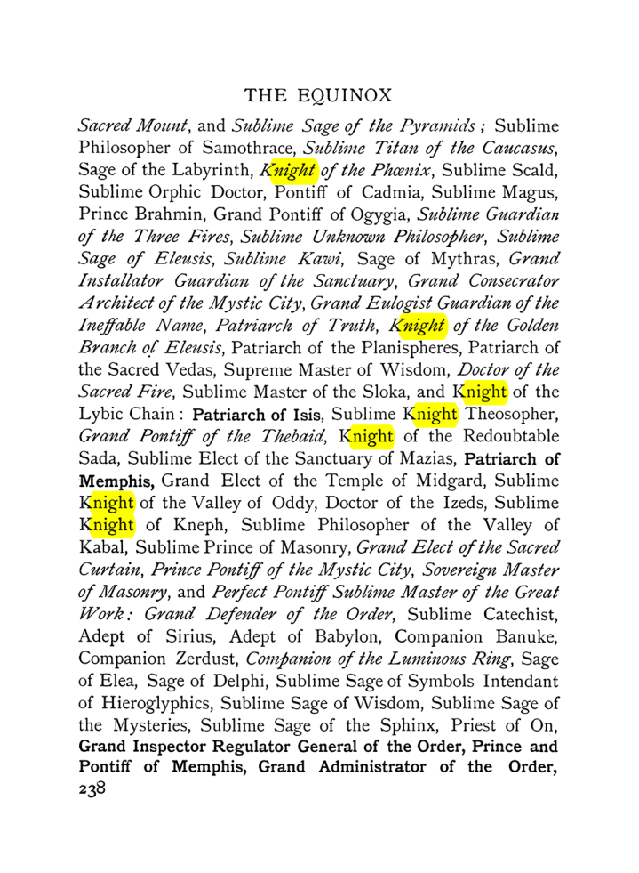 Original scan of The Equinox (Volume I, Number VIII), PDF page 280