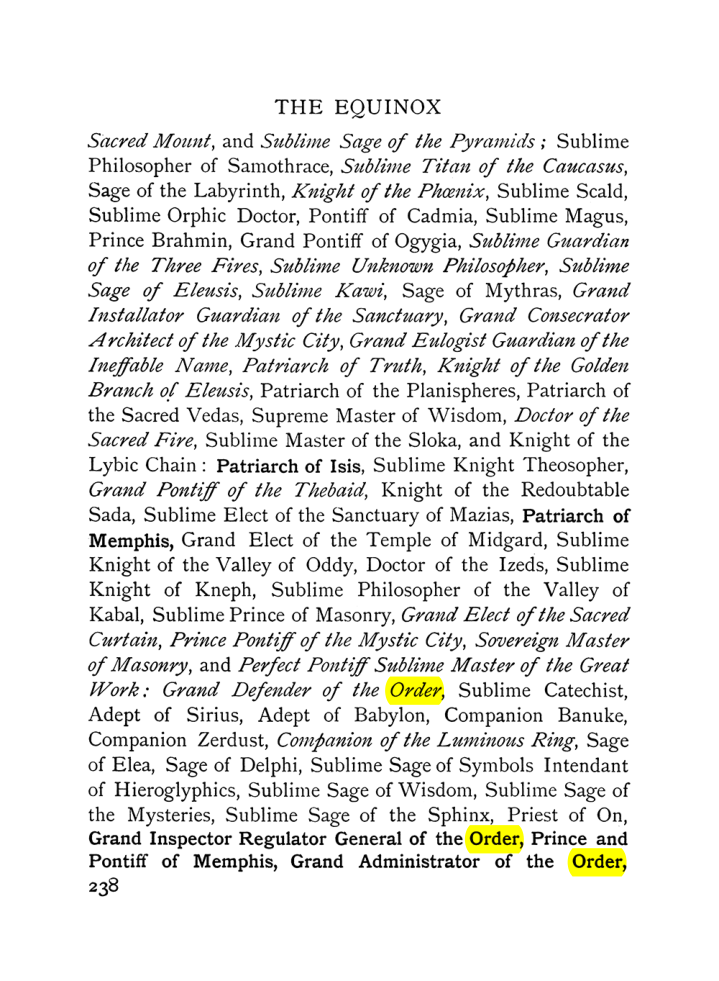 Original scan of The Equinox (Volume I, Number VIII), PDF page 280