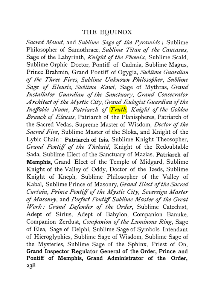 Original scan of The Equinox (Volume I, Number VIII), PDF page 280