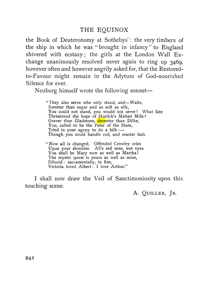Original scan of The Equinox (Volume I, Number VIII), PDF page 284