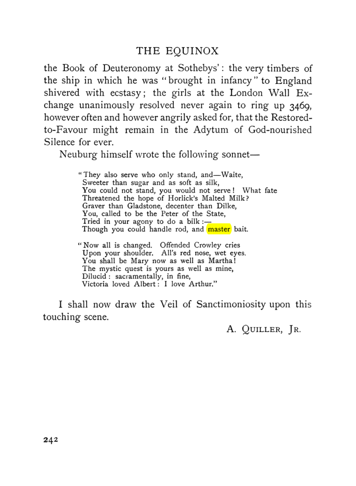 Original scan of The Equinox (Volume I, Number VIII), PDF page 284